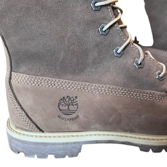 Timberland Tan Lace-Up Winter Boots - Picture 2 of 5